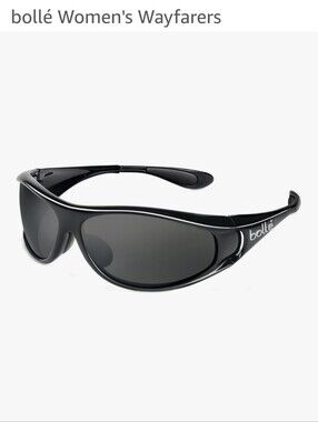Bollé Women's Wayfarer Polarized Sunglasses in Black